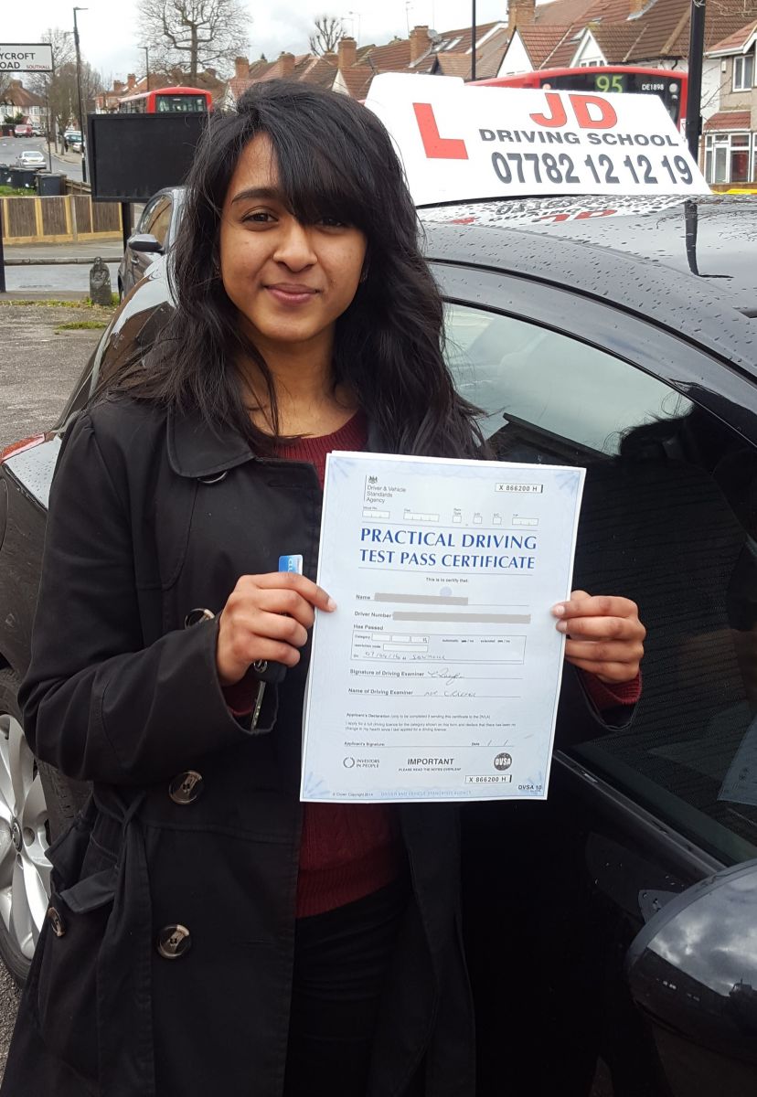 Excellent Driving Instructor – Always had confidence in me!